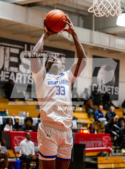 Thumbnail 2 in Our Lady of Mount Carmel vs. St. Andrew's Episcopal (Capital Hoops Mayhem on Military) photogallery.