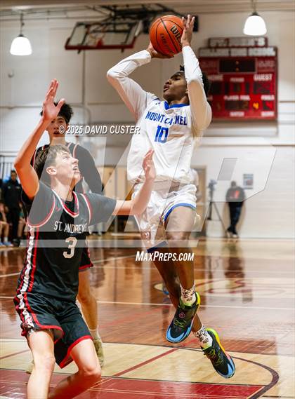 Thumbnail 3 in Our Lady of Mount Carmel vs. St. Andrew's Episcopal (Capital Hoops Mayhem on Military) photogallery.