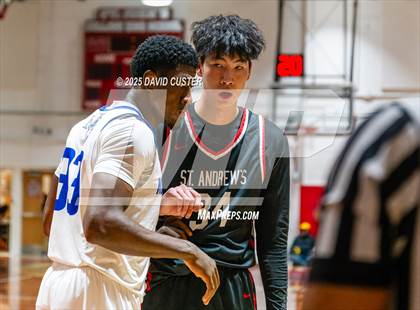 Thumbnail 2 in Our Lady of Mount Carmel vs. St. Andrew's Episcopal (Capital Hoops Mayhem on Military) photogallery.