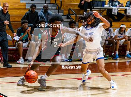 Thumbnail 3 in Our Lady of Mount Carmel vs. St. Andrew's Episcopal (Capital Hoops Mayhem on Military) photogallery.