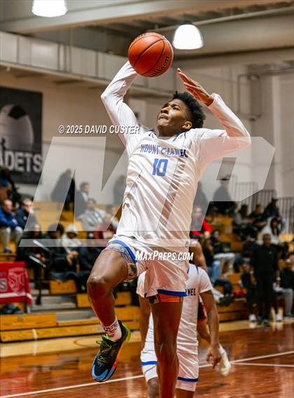 Thumbnail 2 in Our Lady of Mount Carmel vs. St. Andrew's Episcopal (Capital Hoops Mayhem on Military) photogallery.