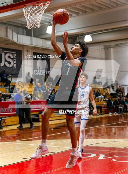Thumbnail 1 in Our Lady of Mount Carmel vs. St. Andrew's Episcopal (Capital Hoops Mayhem on Military) photogallery.