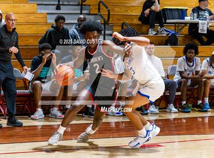 Thumbnail 2 in Our Lady of Mount Carmel vs. St. Andrew's Episcopal (Capital Hoops Mayhem on Military) photogallery.