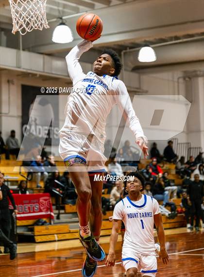 Thumbnail 1 in Our Lady of Mount Carmel vs. St. Andrew's Episcopal (Capital Hoops Mayhem on Military) photogallery.