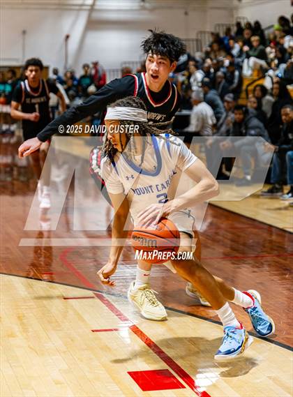 Thumbnail 1 in Our Lady of Mount Carmel vs. St. Andrew's Episcopal (Capital Hoops Mayhem on Military) photogallery.