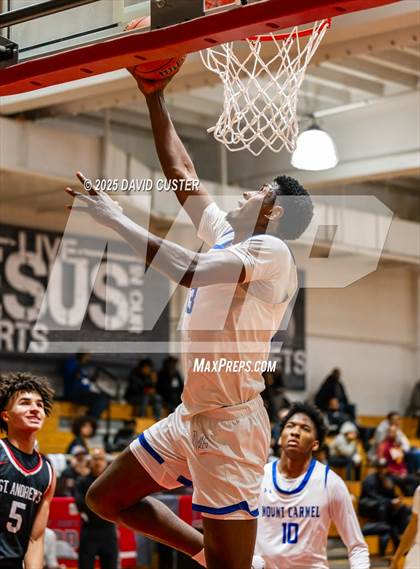 Thumbnail 2 in Our Lady of Mount Carmel vs. St. Andrew's Episcopal (Capital Hoops Mayhem on Military) photogallery.