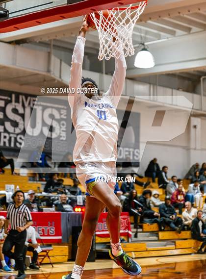 Thumbnail 1 in Our Lady of Mount Carmel vs. St. Andrew's Episcopal (Capital Hoops Mayhem on Military) photogallery.
