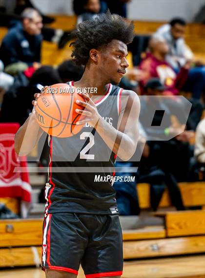 Thumbnail 1 in Our Lady of Mount Carmel vs. St. Andrew's Episcopal (Capital Hoops Mayhem on Military) photogallery.