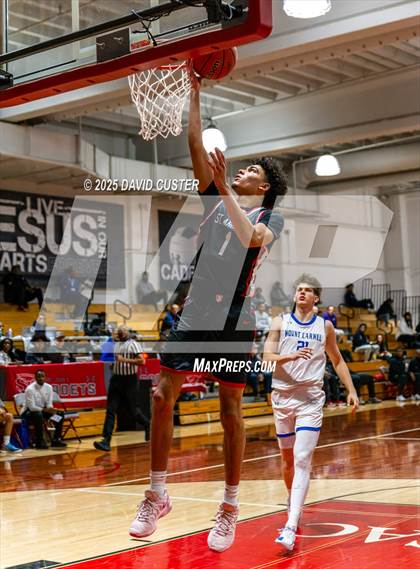 Thumbnail 2 in Our Lady of Mount Carmel vs. St. Andrew's Episcopal (Capital Hoops Mayhem on Military) photogallery.