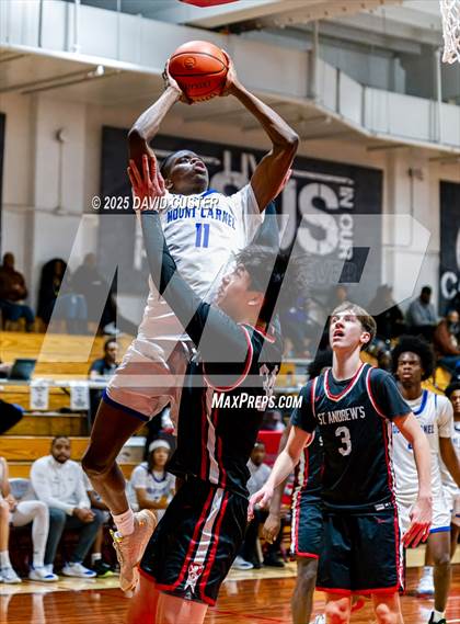 Thumbnail 3 in Our Lady of Mount Carmel vs. St. Andrew's Episcopal (Capital Hoops Mayhem on Military) photogallery.