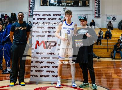 Thumbnail 2 in Our Lady of Mount Carmel vs. St. Andrew's Episcopal (Capital Hoops Mayhem on Military) photogallery.