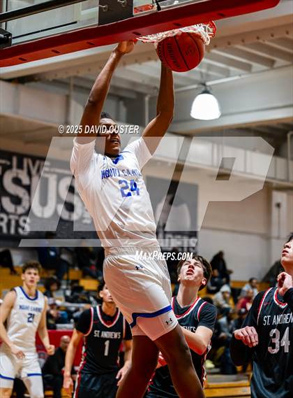 Thumbnail 1 in Our Lady of Mount Carmel vs. St. Andrew's Episcopal (Capital Hoops Mayhem on Military) photogallery.