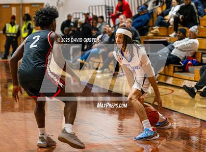 Thumbnail 1 in Our Lady of Mount Carmel vs. St. Andrew's Episcopal (Capital Hoops Mayhem on Military) photogallery.