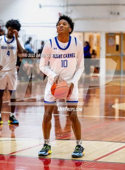 Thumbnail 1 in Our Lady of Mount Carmel vs. St. Andrew's Episcopal (Capital Hoops Mayhem on Military) photogallery.