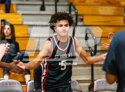 Thumbnail 1 in Our Lady of Mount Carmel vs. St. Andrew's Episcopal (Capital Hoops Mayhem on Military) photogallery.