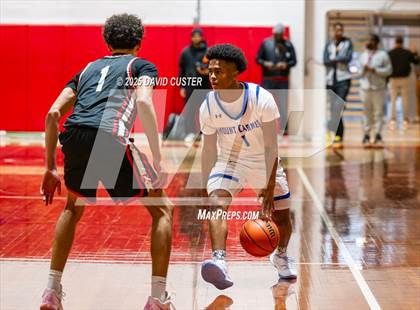 Thumbnail 1 in Our Lady of Mount Carmel vs. St. Andrew's Episcopal (Capital Hoops Mayhem on Military) photogallery.