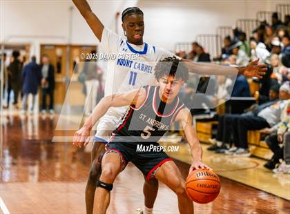 Thumbnail 1 in Our Lady of Mount Carmel vs. St. Andrew's Episcopal (Capital Hoops Mayhem on Military) photogallery.