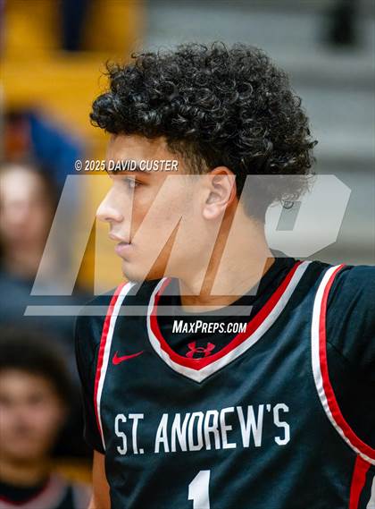 Thumbnail 1 in Our Lady of Mount Carmel vs. St. Andrew's Episcopal (Capital Hoops Mayhem on Military) photogallery.