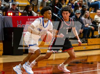 Thumbnail 1 in Our Lady of Mount Carmel vs. St. Andrew's Episcopal (Capital Hoops Mayhem on Military) photogallery.