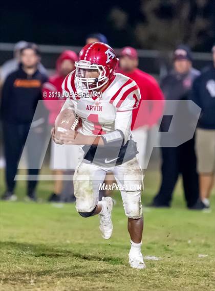 Thumbnail 3 in Arvin @ Strathmore (CIF CS D5 Quarterfinal) photogallery.