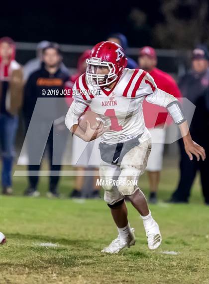 Thumbnail 2 in Arvin @ Strathmore (CIF CS D5 Quarterfinal) photogallery.