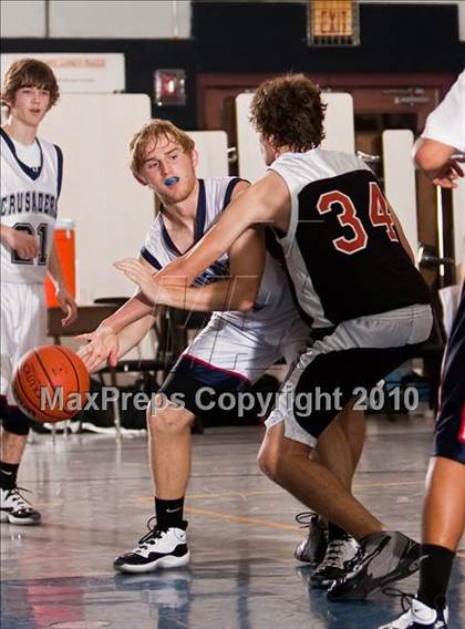Thumbnail 1 in TMI-Episcopal vs Round Rock Christian (Bracken Christian Tournament) photogallery.