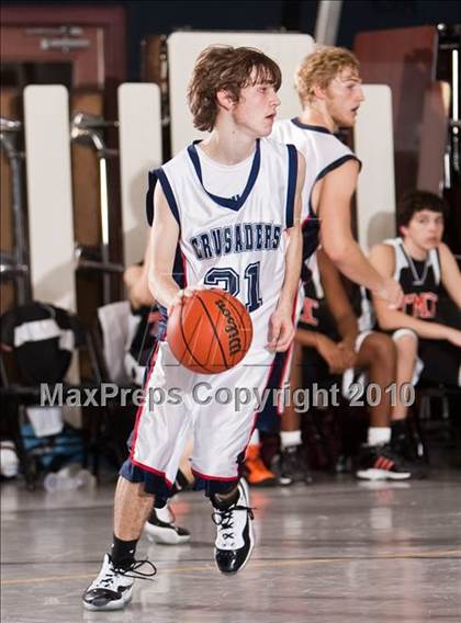 Thumbnail 3 in TMI-Episcopal vs Round Rock Christian (Bracken Christian Tournament) photogallery.