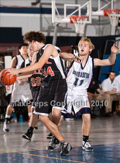 Thumbnail 3 in TMI-Episcopal vs Round Rock Christian (Bracken Christian Tournament) photogallery.