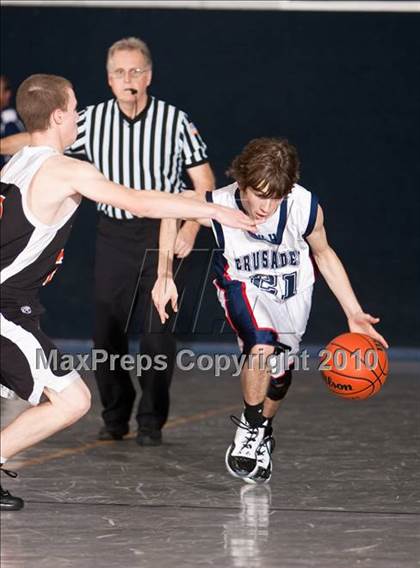 Thumbnail 2 in TMI-Episcopal vs Round Rock Christian (Bracken Christian Tournament) photogallery.