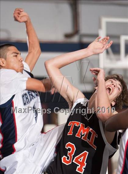 Thumbnail 1 in TMI-Episcopal vs Round Rock Christian (Bracken Christian Tournament) photogallery.