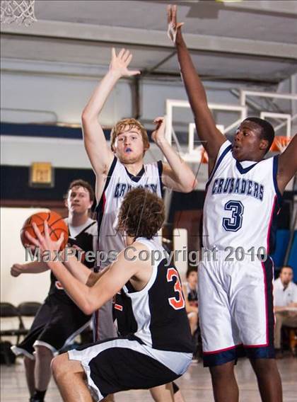 Thumbnail 1 in TMI-Episcopal vs Round Rock Christian (Bracken Christian Tournament) photogallery.