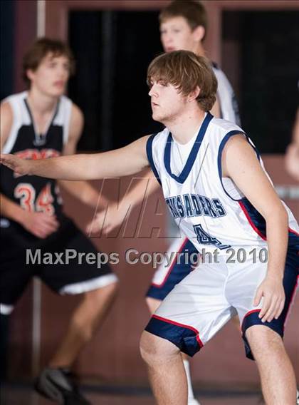 Thumbnail 2 in TMI-Episcopal vs Round Rock Christian (Bracken Christian Tournament) photogallery.