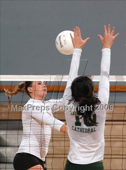 Thumbnail 1 in Sacred Heart Cathedral vs. Cathedral (CIF D3 State Final) photogallery.