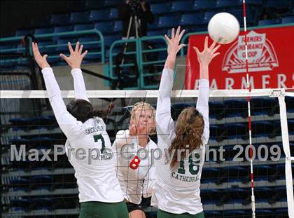 Thumbnail 1 in Sacred Heart Cathedral vs. Cathedral (CIF D3 State Final) photogallery.