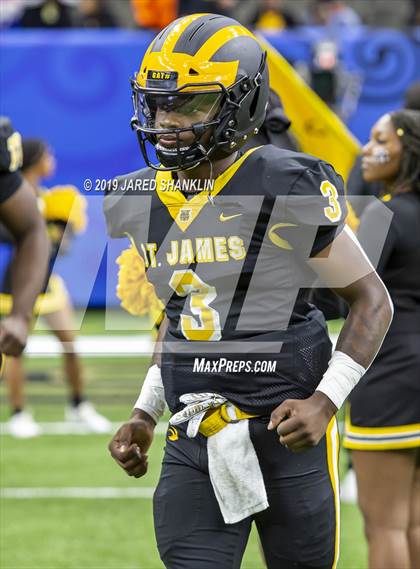 Thumbnail 1 in St. James vs. Jennings (LHSAA Class 3A Final) photogallery.