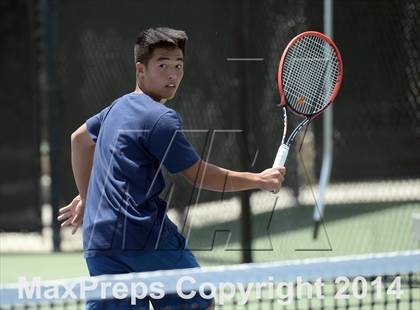 Thumbnail 1 in Foothill League Boys Tennis Championships photogallery.