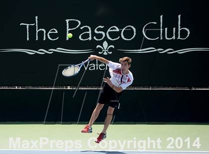 Thumbnail 3 in Foothill League Boys Tennis Championships photogallery.