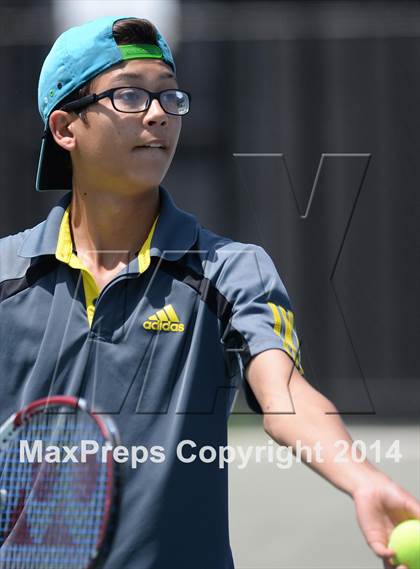Thumbnail 2 in Foothill League Boys Tennis Championships photogallery.