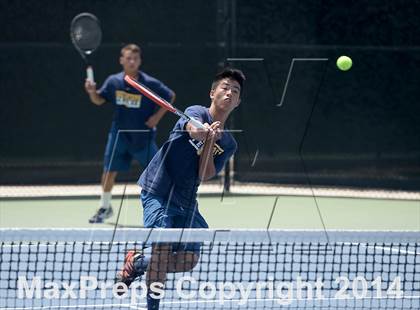 Thumbnail 1 in Foothill League Boys Tennis Championships photogallery.