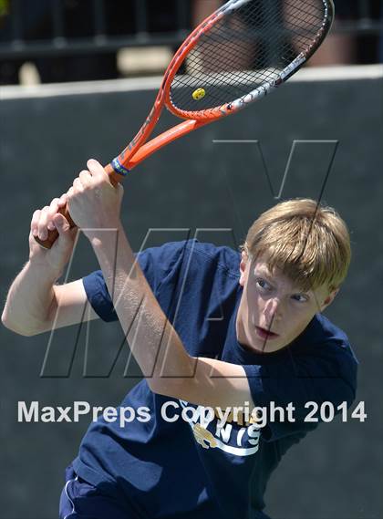 Thumbnail 3 in Foothill League Boys Tennis Championships photogallery.