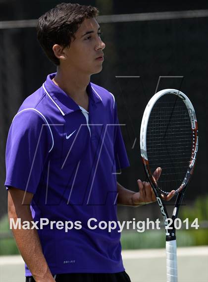 Thumbnail 1 in Foothill League Boys Tennis Championships photogallery.