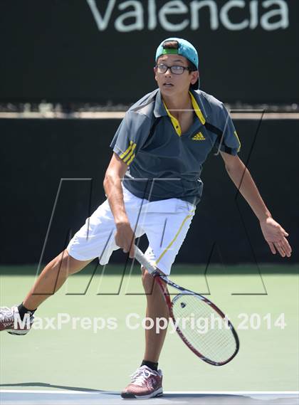Thumbnail 2 in Foothill League Boys Tennis Championships photogallery.