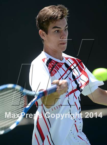 Thumbnail 1 in Foothill League Boys Tennis Championships photogallery.