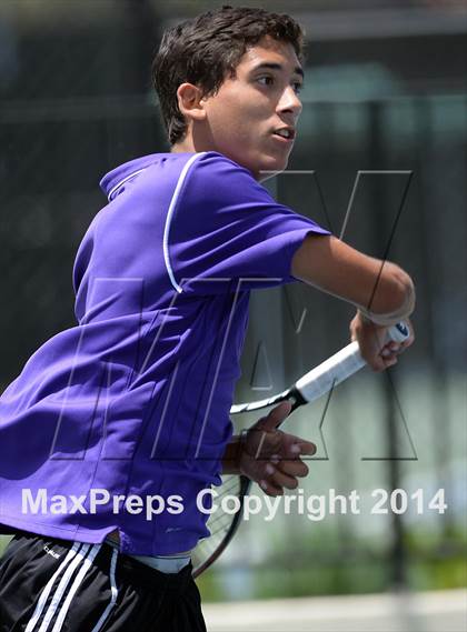 Thumbnail 2 in Foothill League Boys Tennis Championships photogallery.