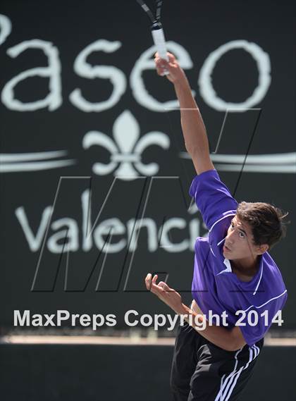 Thumbnail 2 in Foothill League Boys Tennis Championships photogallery.