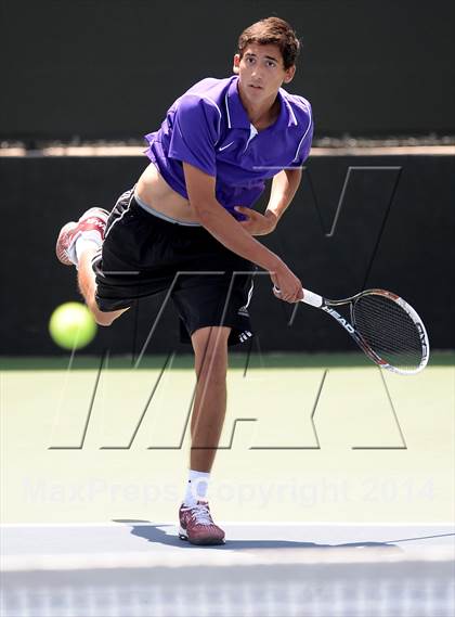Thumbnail 2 in Foothill League Boys Tennis Championships photogallery.