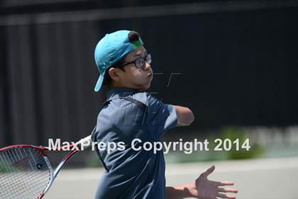Thumbnail 3 in Foothill League Boys Tennis Championships photogallery.