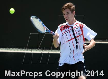 Thumbnail 1 in Foothill League Boys Tennis Championships photogallery.