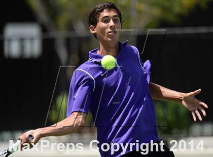 Thumbnail 2 in Foothill League Boys Tennis Championships photogallery.