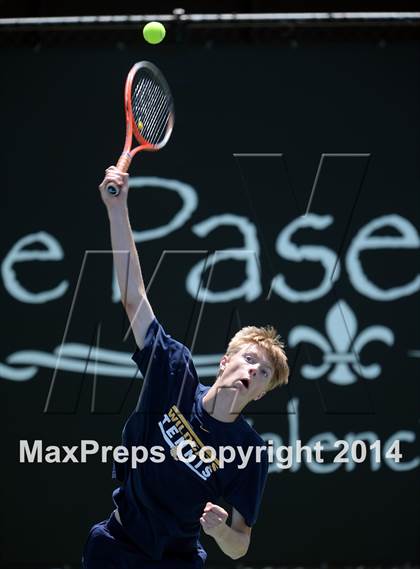 Thumbnail 2 in Foothill League Boys Tennis Championships photogallery.